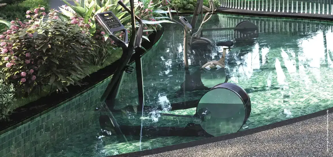 Aqua gym, Godrej Miraya, Sector 43, Golf Course Road, Gurugram