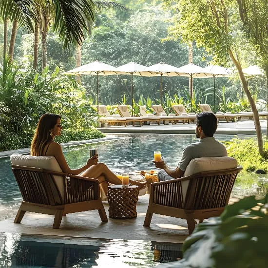 Poolside pavilion, Godrej Miraya, Sector 43, Golf Course Road, Gurugram