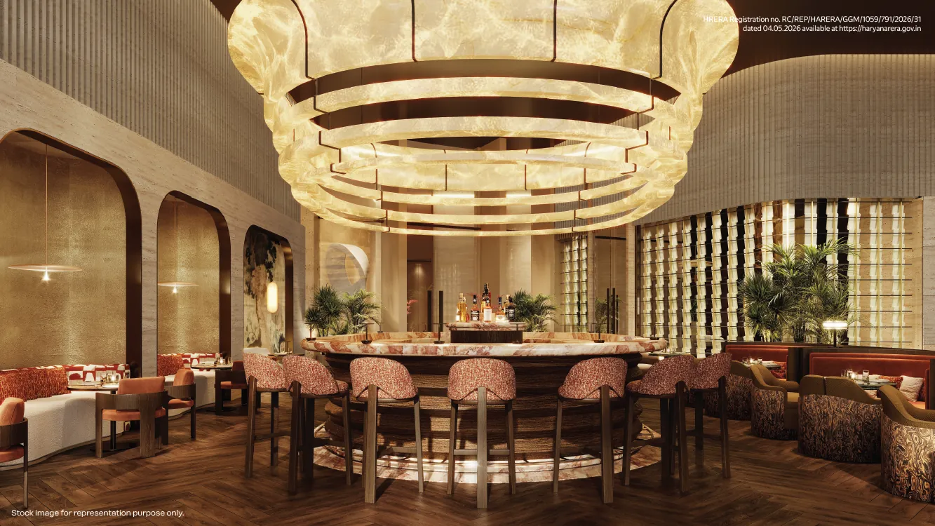 Champagne lounge, Godrej Samaris, Sector 53, Gurugram