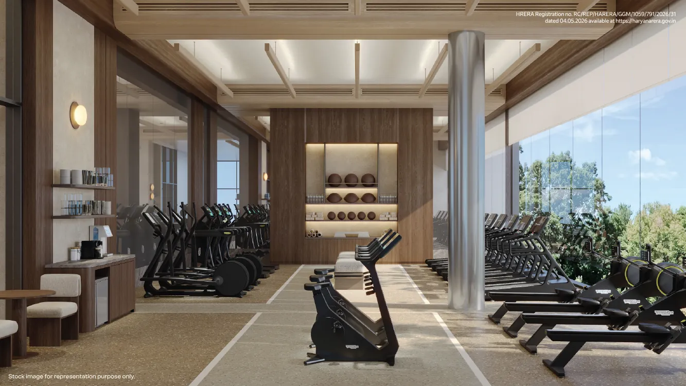 Gymnasium, Godrej Samaris, Sector 53, Gurugram
