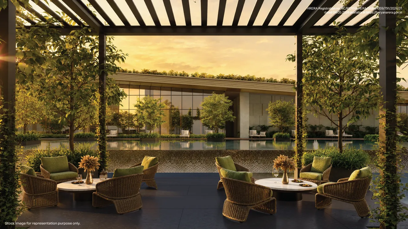 Pool cafe, Godrej Samaris, Sector 53, Gurugram