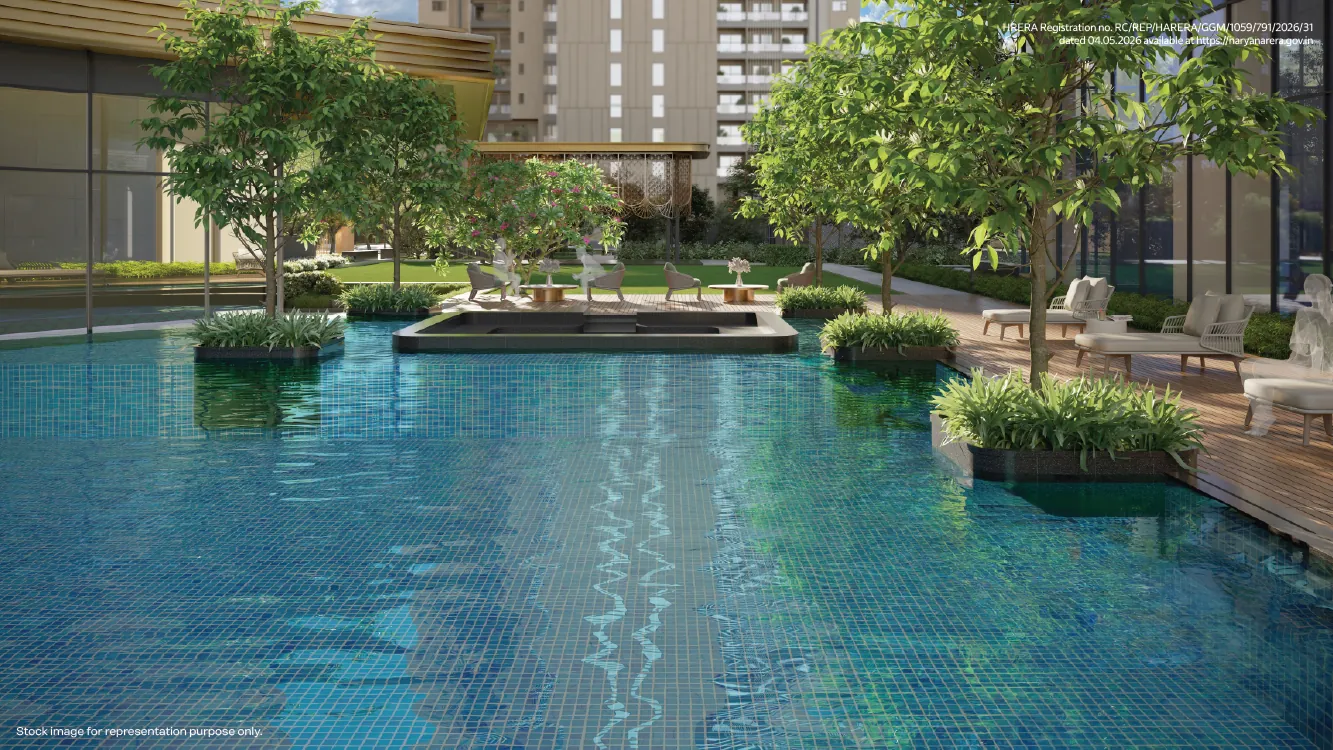 Pool, Godrej Samaris, Sector 53, Gurugram
