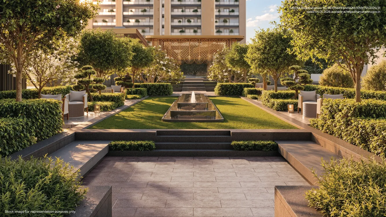 Topiary garden, Godrej Samaris, Sector 53, Gurugram
