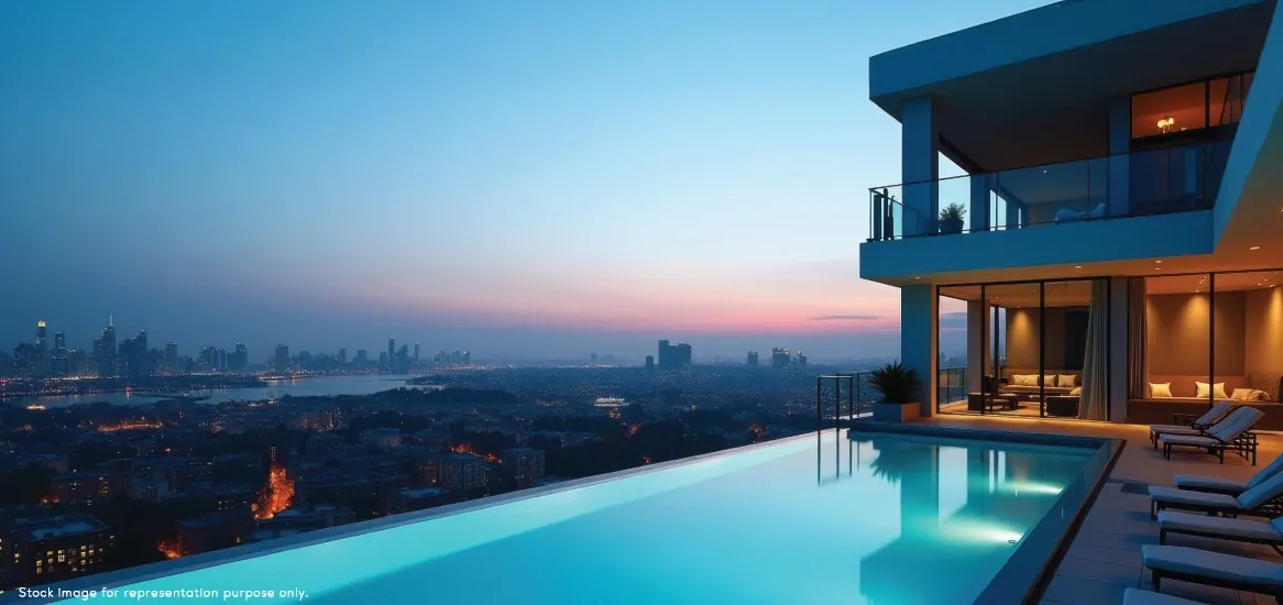 Rooftop pool, Godrej Sora, Sector 53, off Golf Course Road, Gurugram